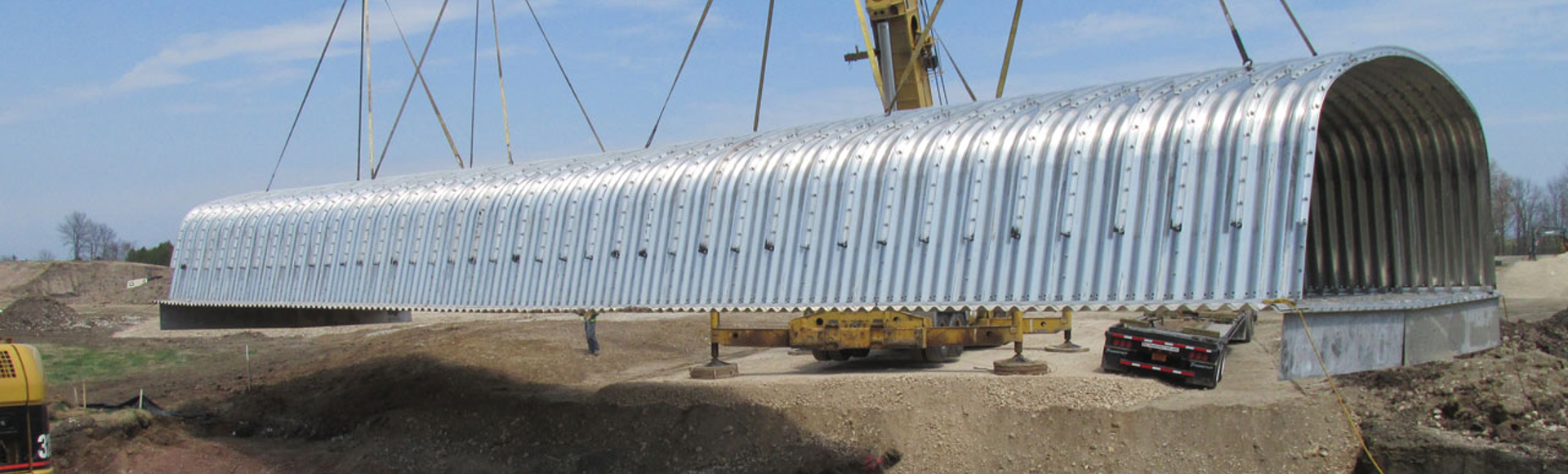Installation of a Contech Aluminum Box Culvert.
